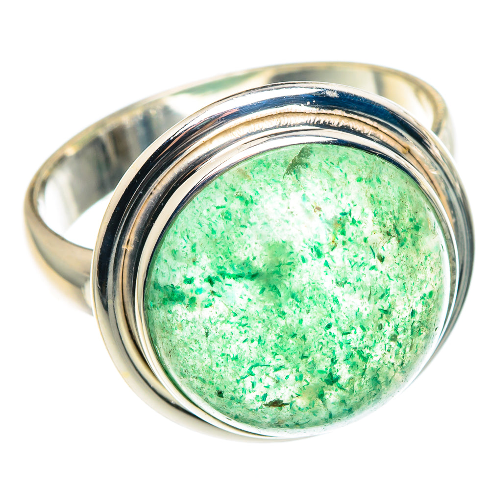 Green Aventurine Rings handcrafted by Ana Silver Co - RING91299
