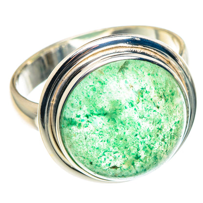 Green Aventurine Rings handcrafted by Ana Silver Co - RING91299