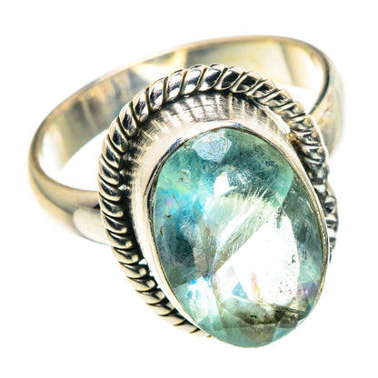 Blue Fluorite Rings handcrafted by Ana Silver Co - RING91300