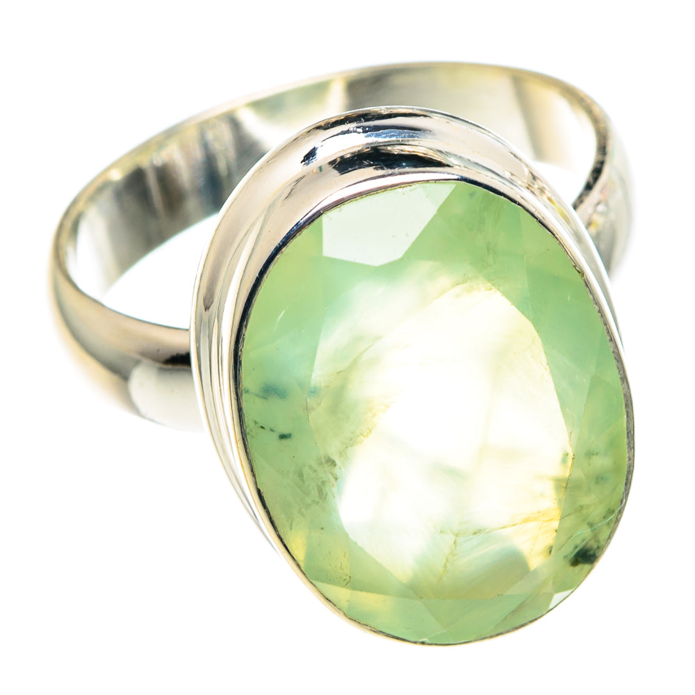 Prehnite Rings handcrafted by Ana Silver Co - RING91301