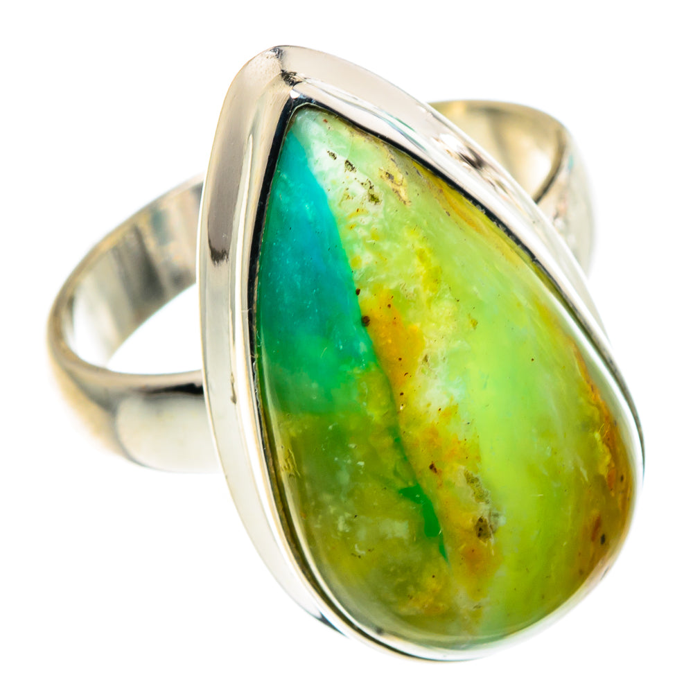 Peruvian Opal Rings handcrafted by Ana Silver Co - RING91322