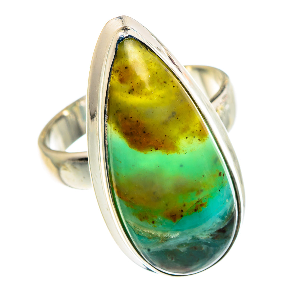 Peruvian Opal Rings handcrafted by Ana Silver Co - RING91348