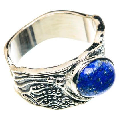 Lapis Lazuli Rings handcrafted by Ana Silver Co - RING91349