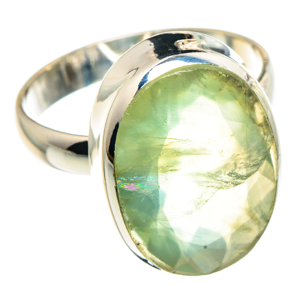 Prehnite Rings handcrafted by Ana Silver Co - RING91353