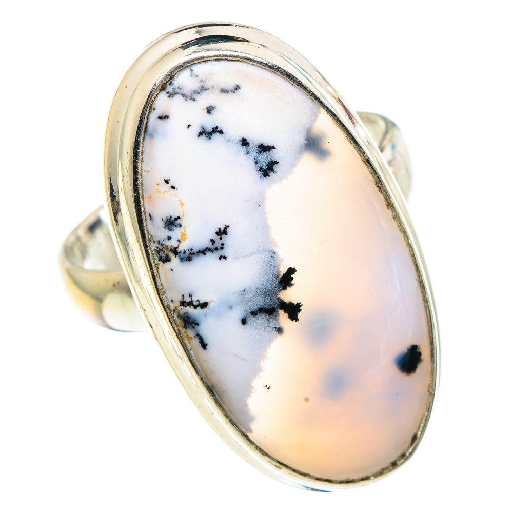 Dendritic Opal Rings handcrafted by Ana Silver Co - RING91372