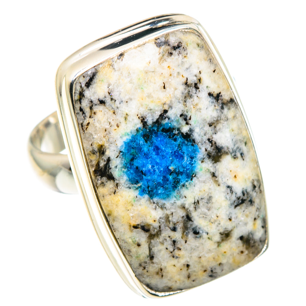 K2 Blue Azurite Rings handcrafted by Ana Silver Co - RING91373 - Photo 2