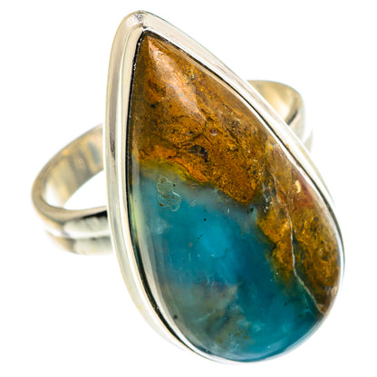 Peruvian Opal Rings handcrafted by Ana Silver Co - RING91374
