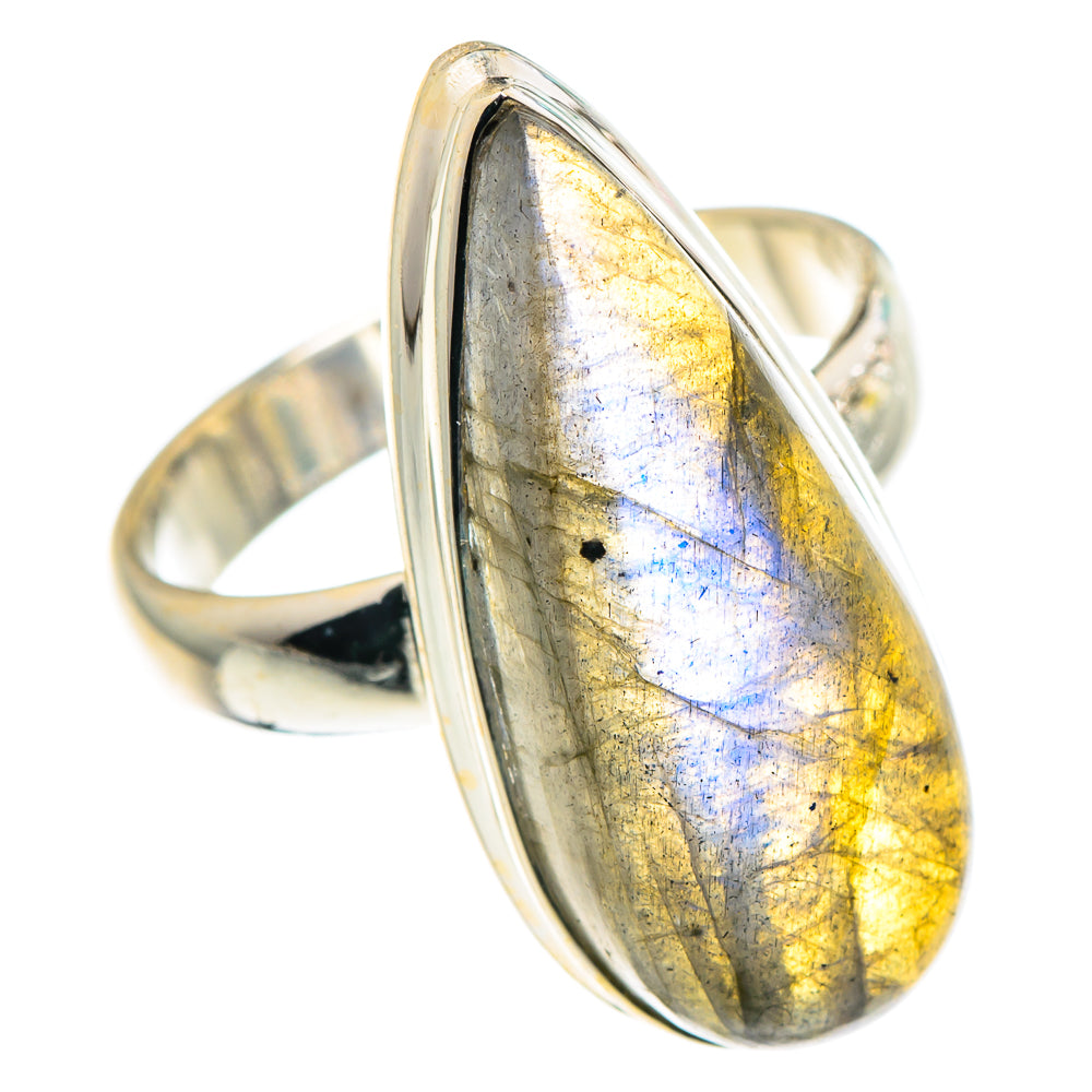 Labradorite Rings handcrafted by Ana Silver Co - RING91376