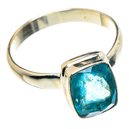 Blue Fluorite Rings handcrafted by Ana Silver Co - RING91377