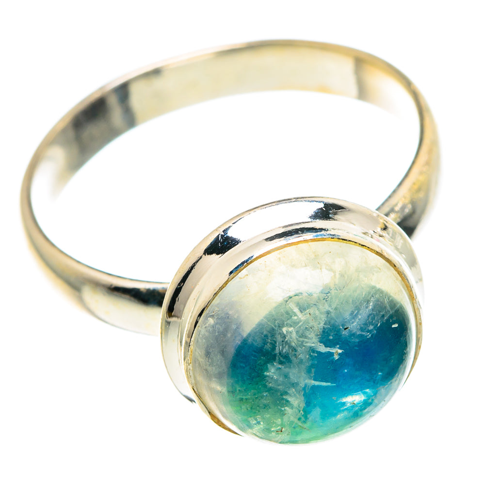 Rainbow Moonstone Rings handcrafted by Ana Silver Co - RING91383