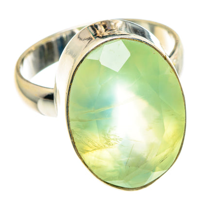 Prehnite Rings handcrafted by Ana Silver Co - RING91384