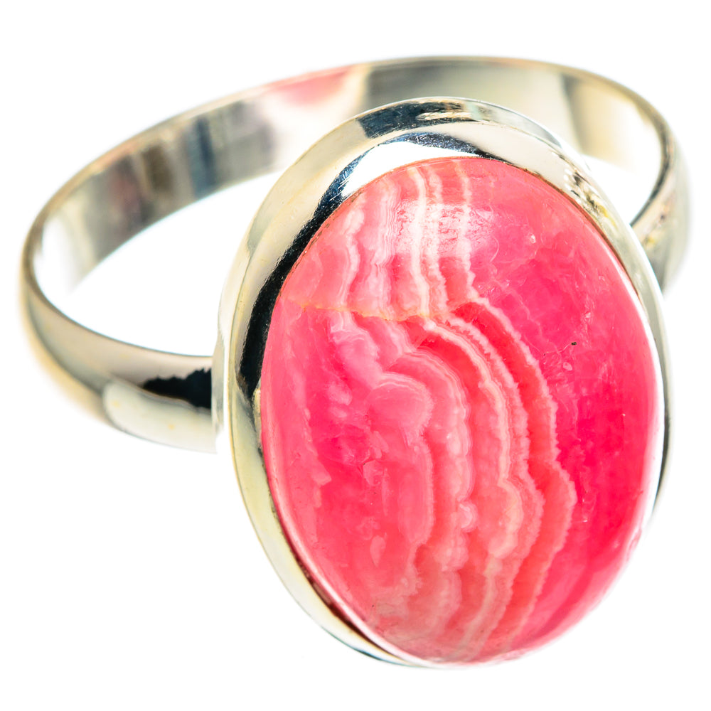 Rhodochrosite Rings handcrafted by Ana Silver Co - RING91388
