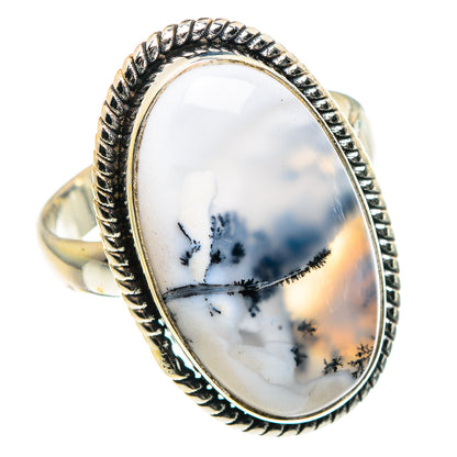 Dendritic Opal Rings handcrafted by Ana Silver Co - RING91396