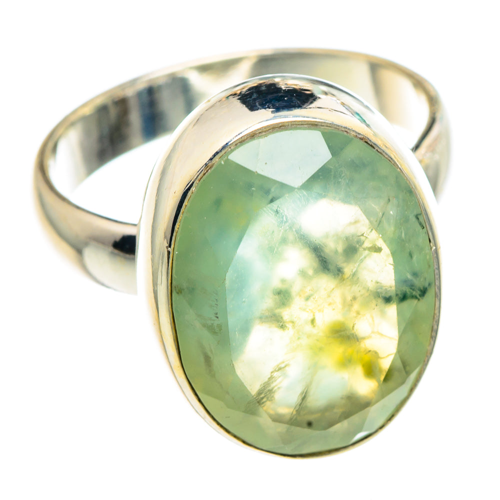 Prehnite Rings handcrafted by Ana Silver Co - RING91409