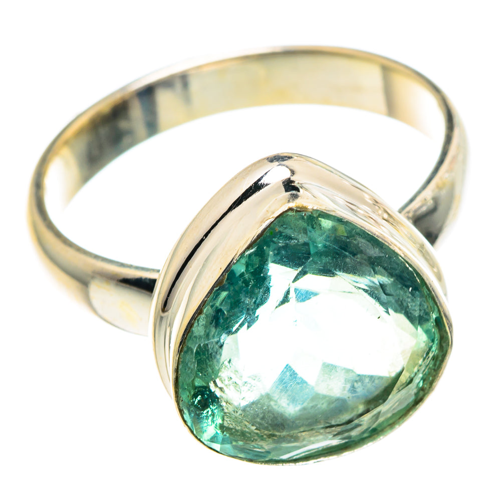 Blue Fluorite Rings handcrafted by Ana Silver Co - RING91410