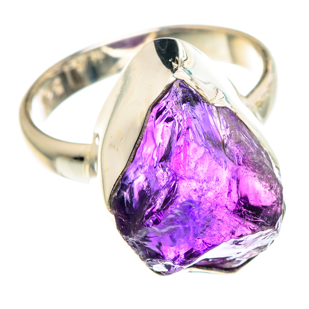 Amethyst Rings handcrafted by Ana Silver Co - RING91415 - Photo 2