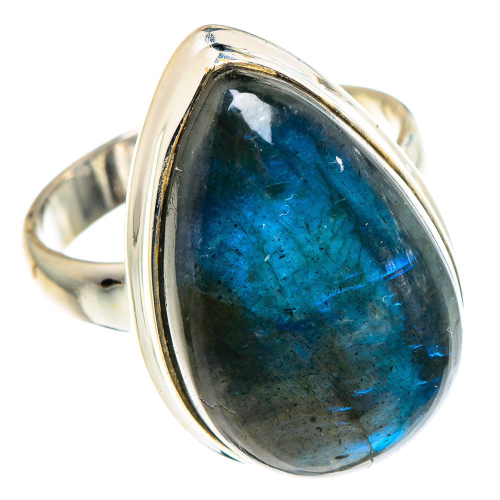 Labradorite Rings handcrafted by Ana Silver Co - RING91423
