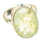 Prehnite Rings handcrafted by Ana Silver Co - RING91429