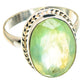 Prehnite Rings handcrafted by Ana Silver Co - RING91453 - Photo 2