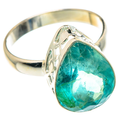 Green Fluorite Rings handcrafted by Ana Silver Co - RING91454