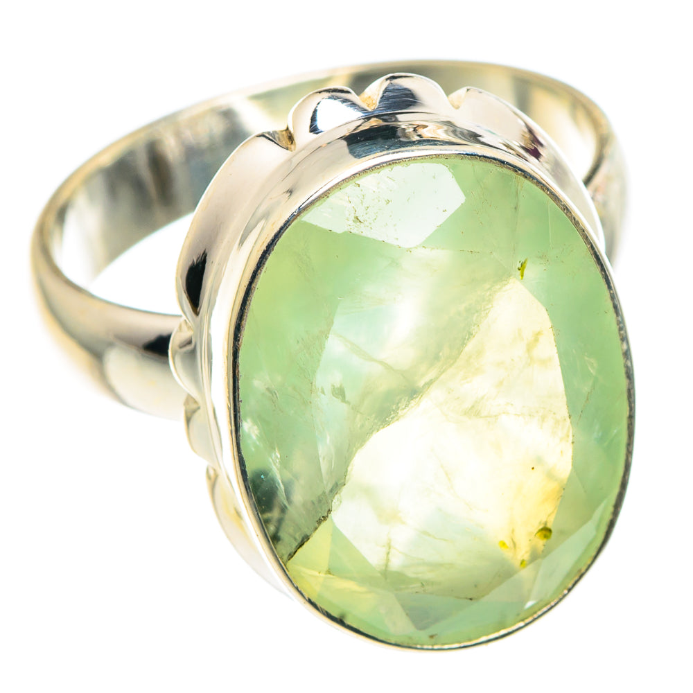 Prehnite Rings handcrafted by Ana Silver Co - RING91456