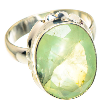 Prehnite Rings handcrafted by Ana Silver Co - RING91456