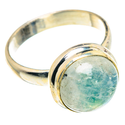 Green Moonstone Rings handcrafted by Ana Silver Co - RING91457