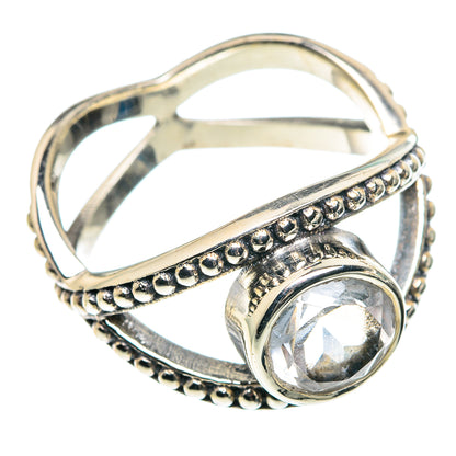 White Quartz Rings handcrafted by Ana Silver Co - RING91467