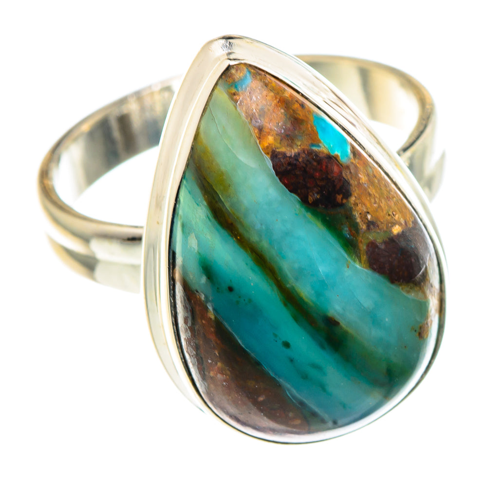 Peruvian Opal Rings handcrafted by Ana Silver Co - RING91469