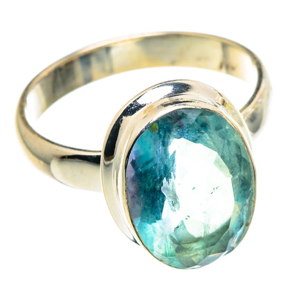 Blue Fluorite Rings handcrafted by Ana Silver Co - RING91473 - Photo 2