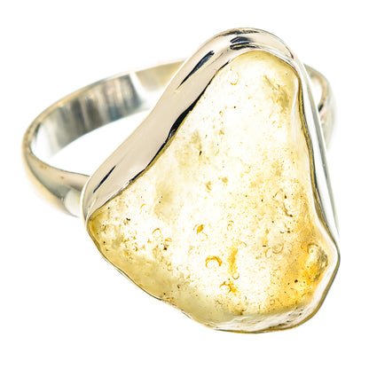 Libyan Desert Glass Rings handcrafted by Ana Silver Co - RING91480 - Photo 2