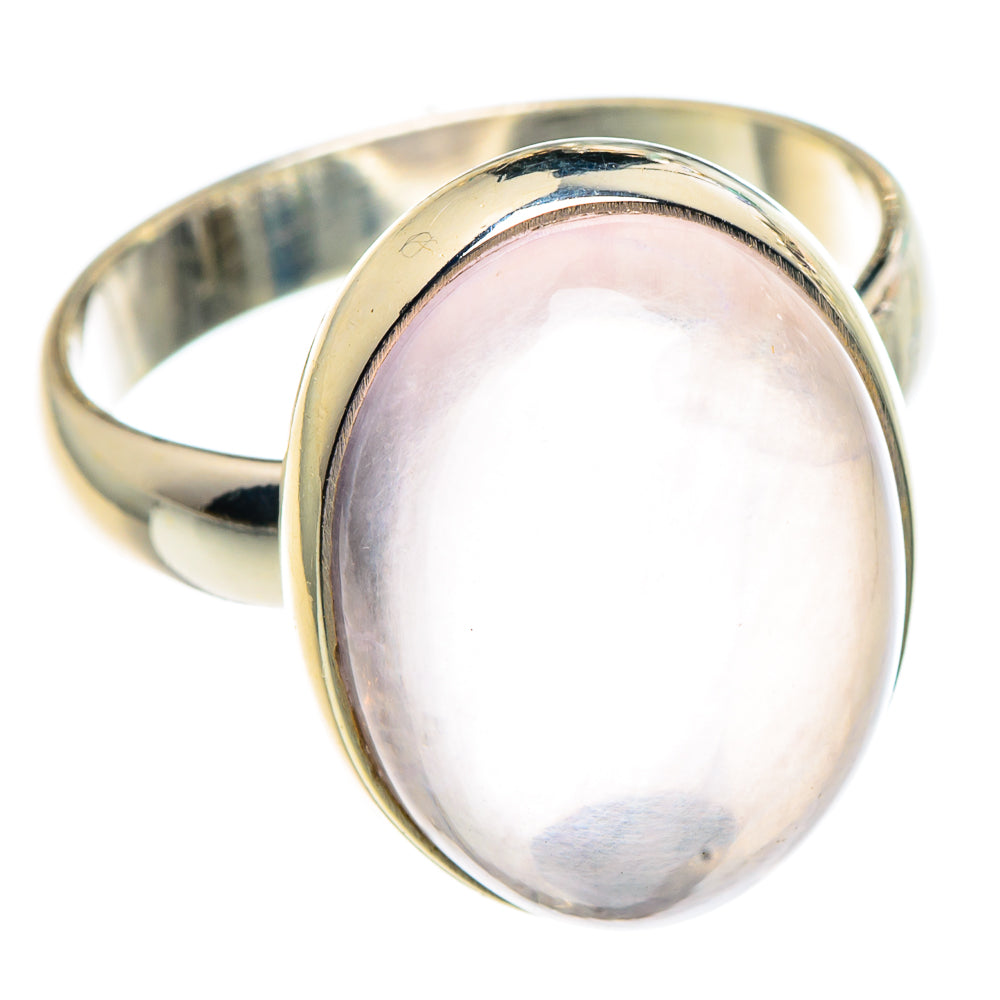 Rose Quartz Rings handcrafted by Ana Silver Co - RING91483