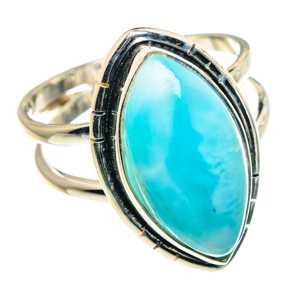 Larimar Rings handcrafted by Ana Silver Co - RING91495