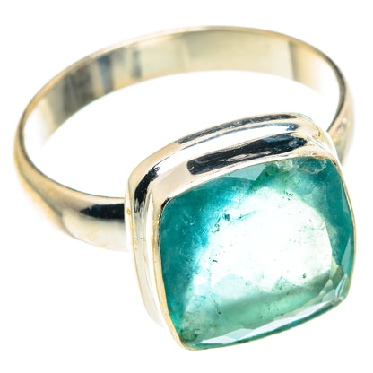 Green Fluorite Rings handcrafted by Ana Silver Co - RING91511