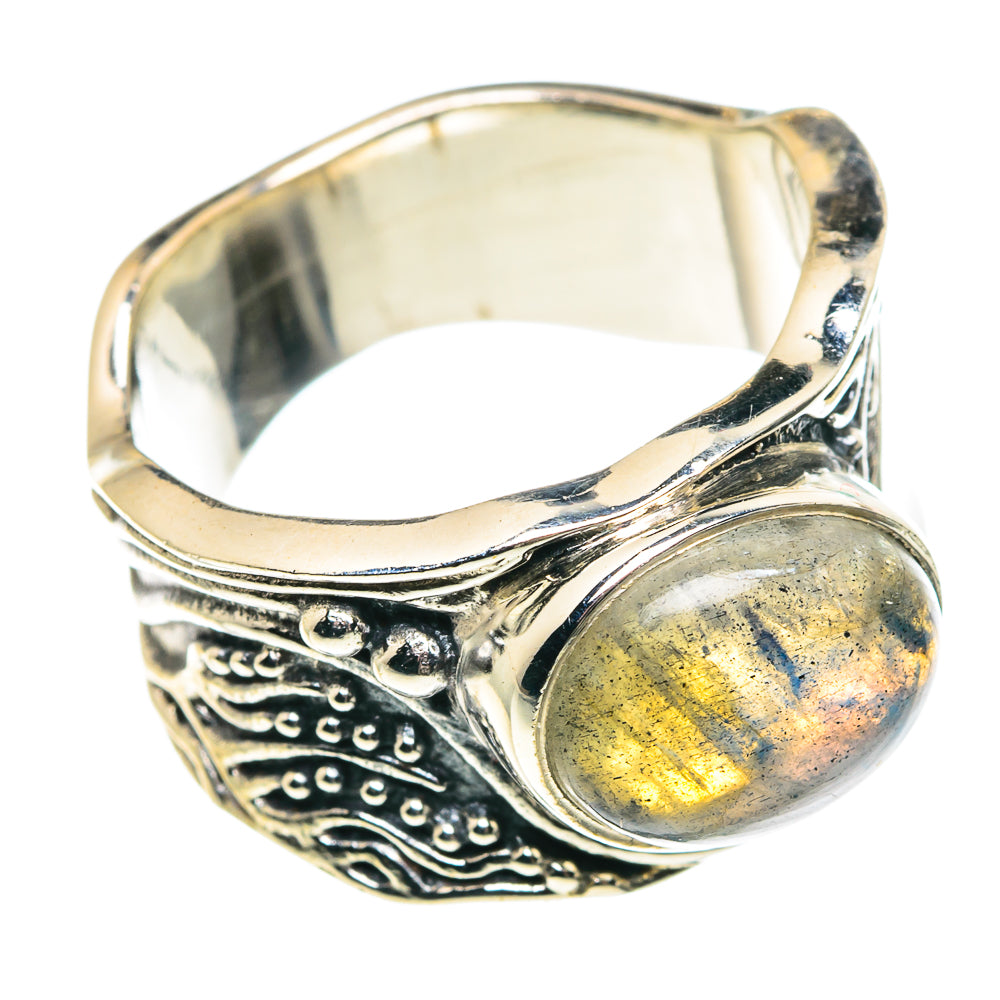 Labradorite Rings handcrafted by Ana Silver Co - RING91526