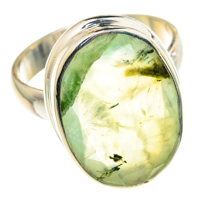 Prehnite Rings handcrafted by Ana Silver Co - RING91528