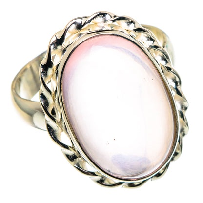 Rose Quartz Rings handcrafted by Ana Silver Co - RING91532