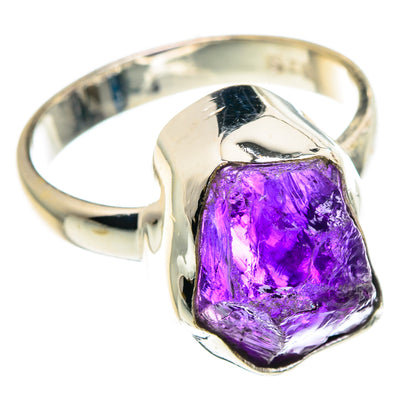 Amethyst Rings handcrafted by Ana Silver Co - RING91533 - Photo 2
