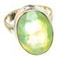Prehnite Rings handcrafted by Ana Silver Co - RING91540