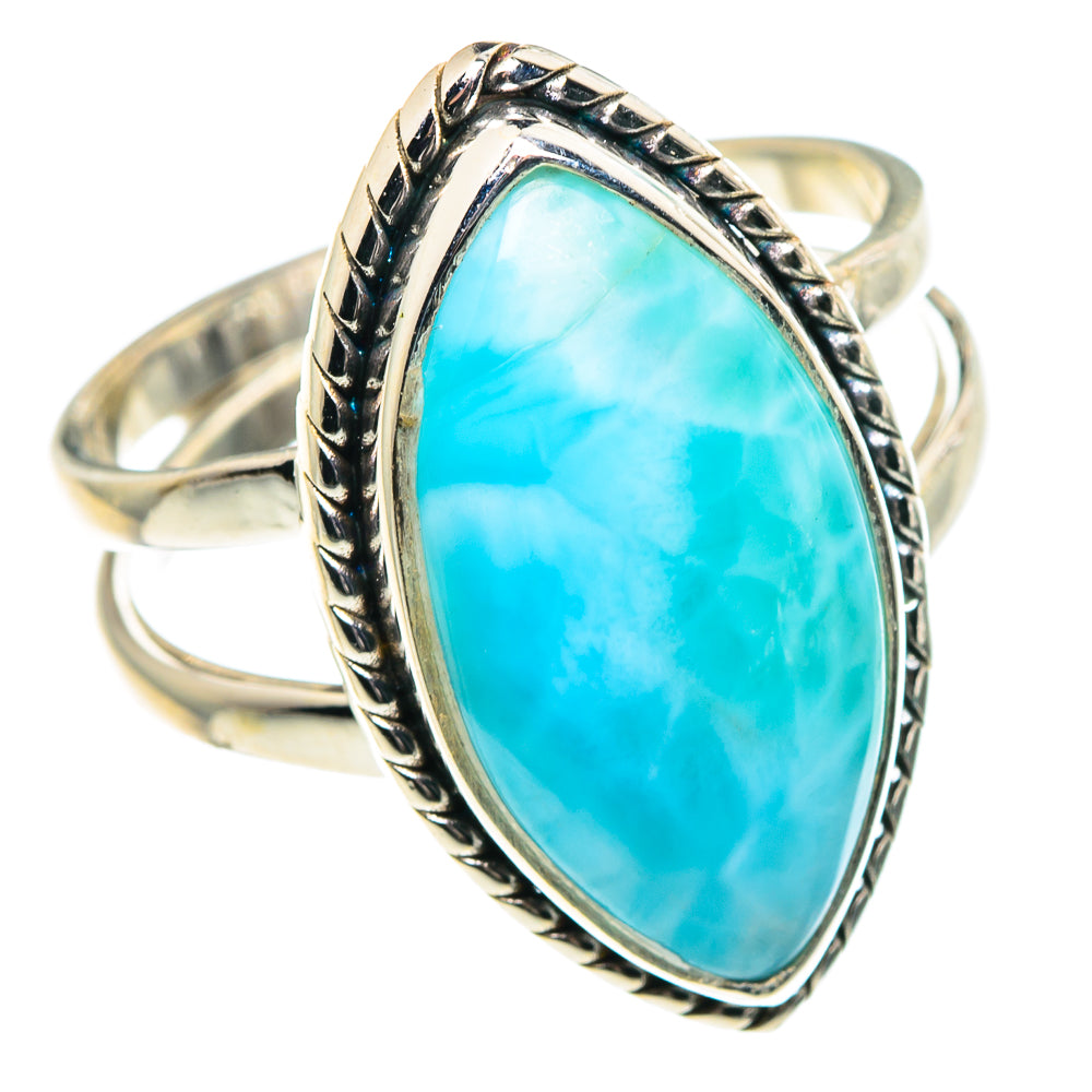 Larimar Rings handcrafted by Ana Silver Co - RING91552