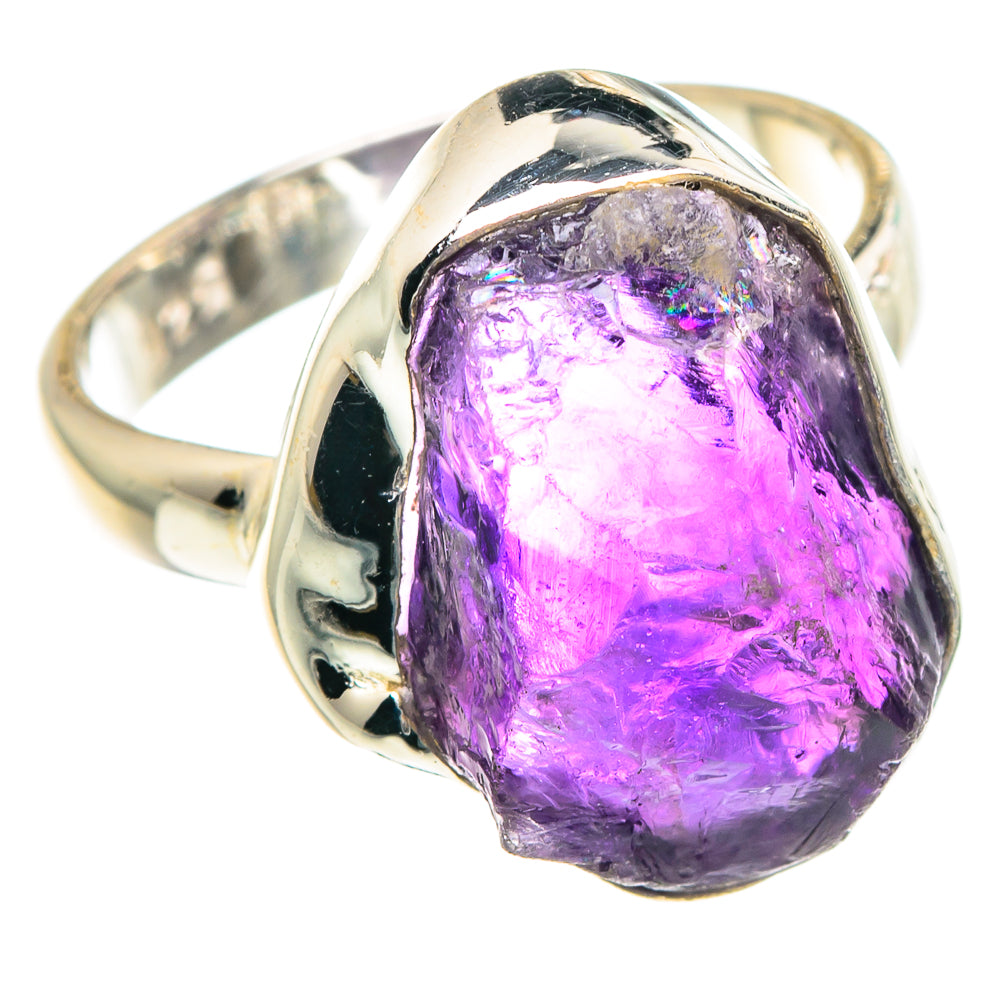 Amethyst Rings handcrafted by Ana Silver Co - RING91556 - Photo 2