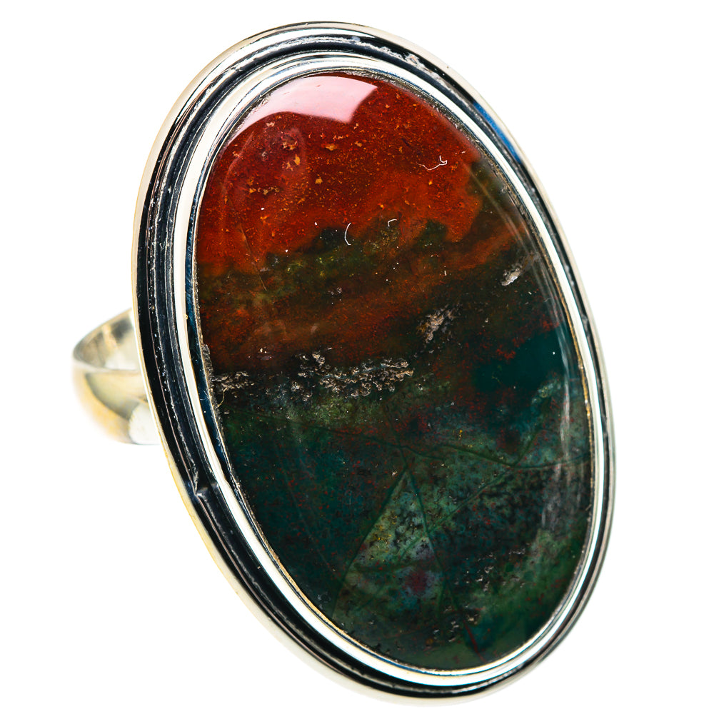 Bloodstone Rings handcrafted by Ana Silver Co - RING91568