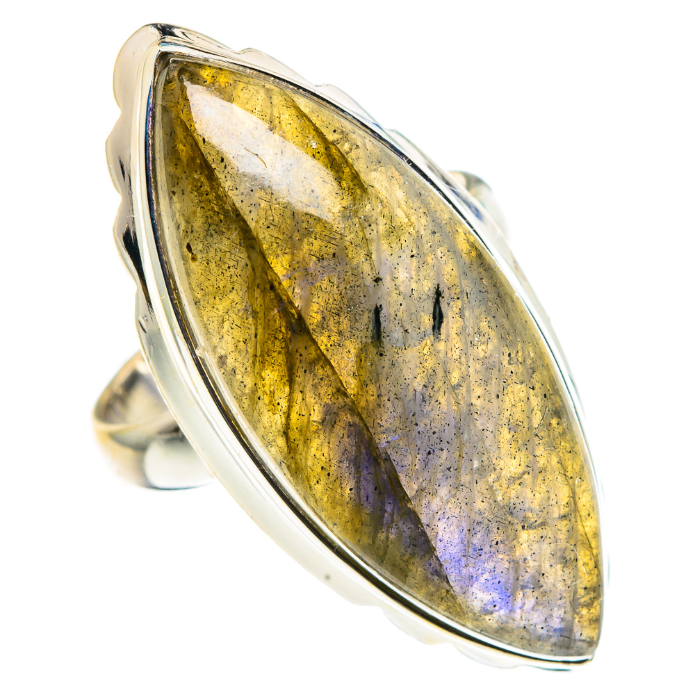 Labradorite Rings handcrafted by Ana Silver Co - RING91572