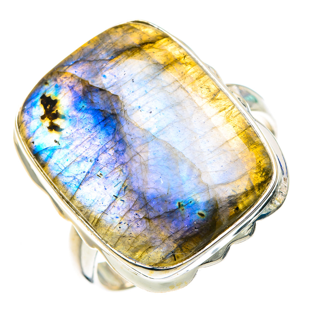 Labradorite Rings handcrafted by Ana Silver Co - RING91577