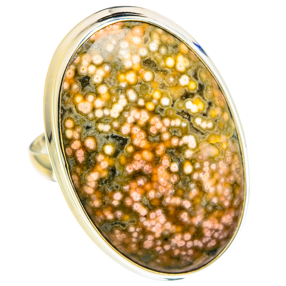 Ocean Jasper Rings handcrafted by Ana Silver Co - RING91586 - Photo 2
