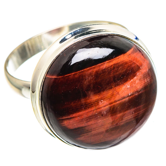 Red Tiger Eye Rings handcrafted by Ana Silver Co - RING91588