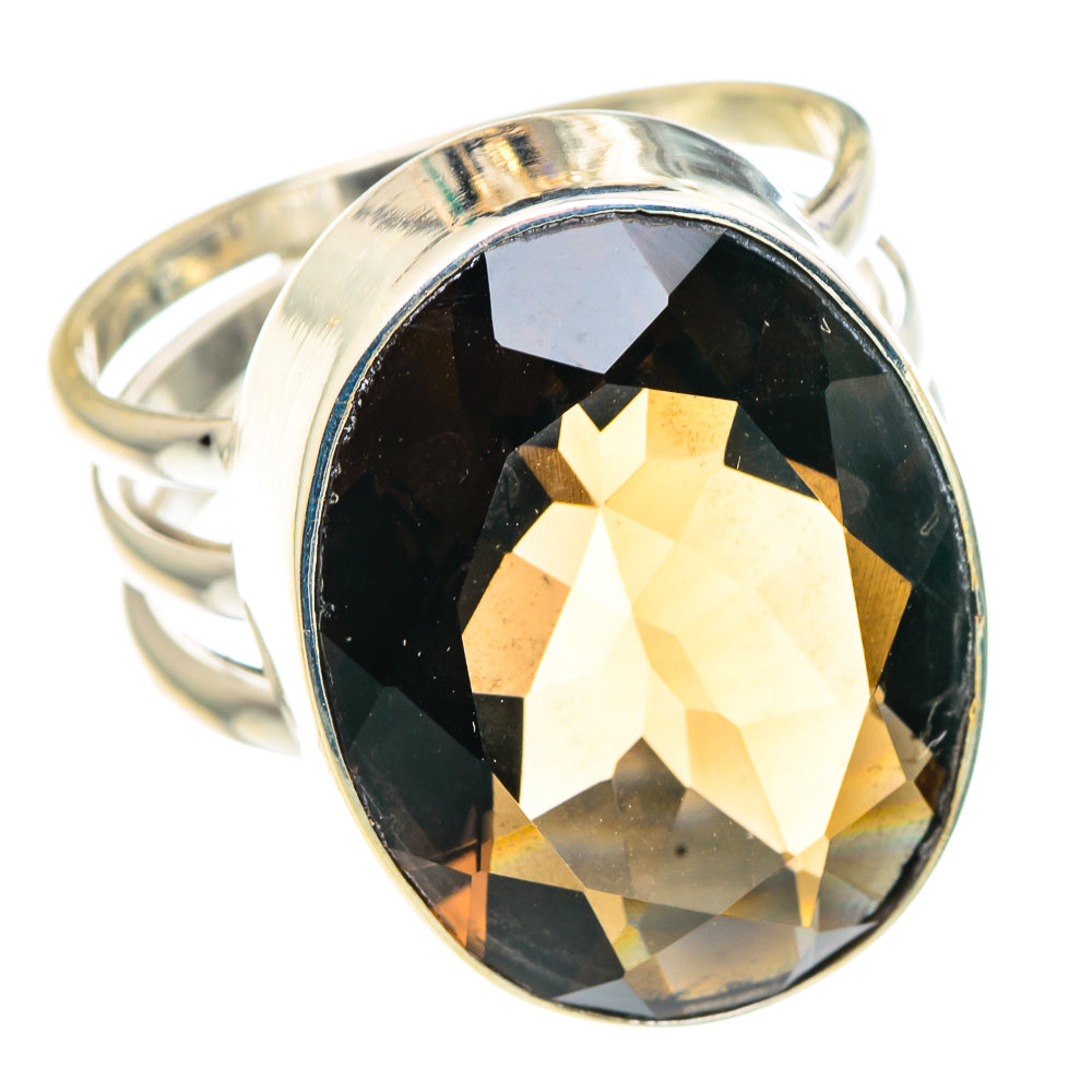 Smoky Quartz Rings handcrafted by Ana Silver Co - RING91589