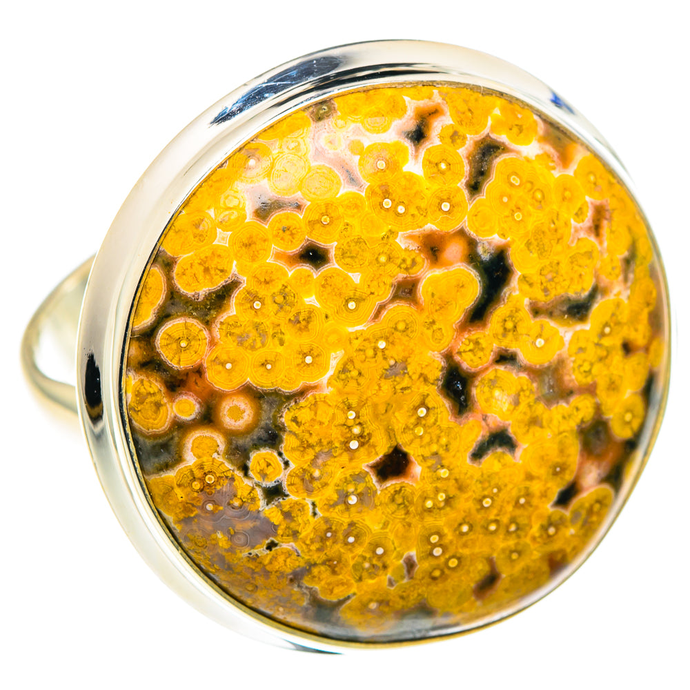 Ocean Jasper Rings handcrafted by Ana Silver Co - RING91590 - Photo 2