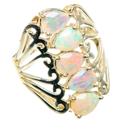 Ethiopian Opal Rings handcrafted by Ana Silver Co - RING91610