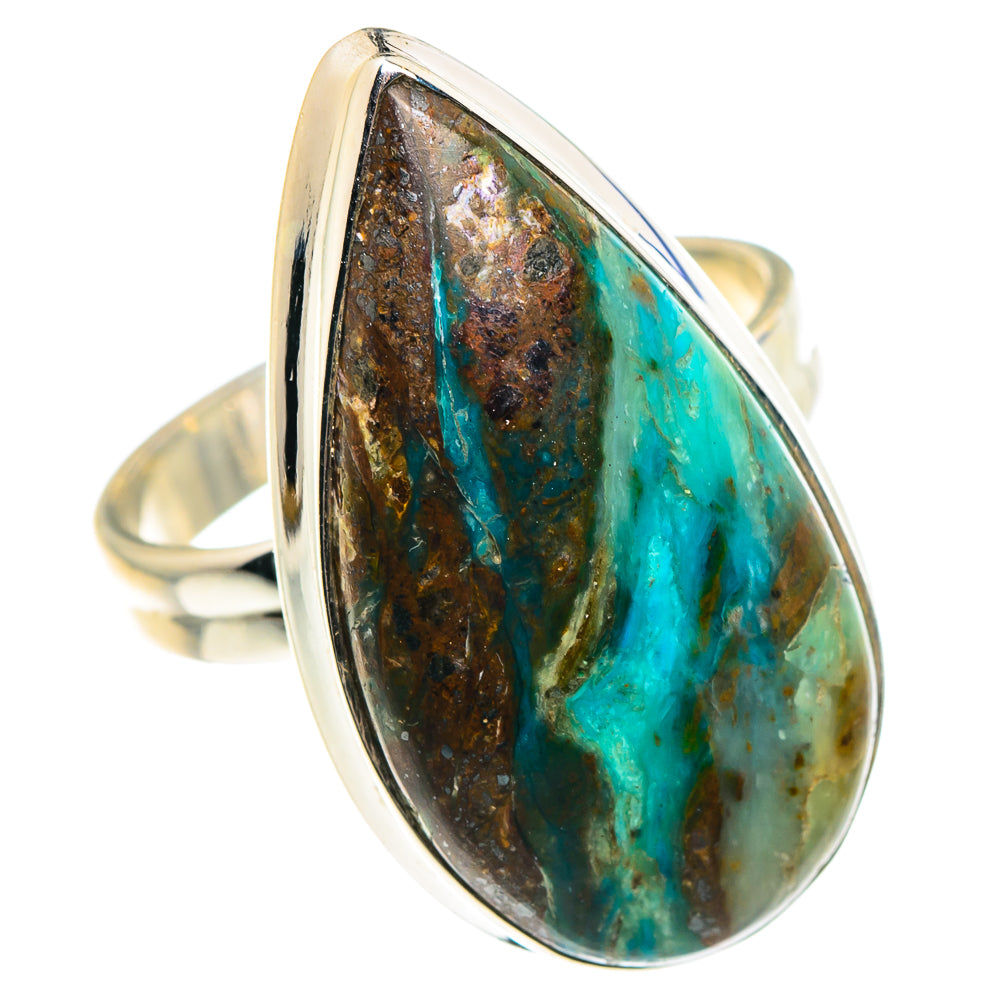 Peruvian Opal Rings handcrafted by Ana Silver Co - RING91613